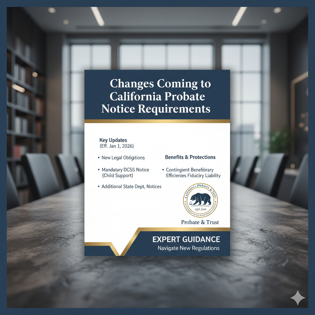California Probate Law Changes 2026: What Executors and Personal Representatives Must Know About New Notice Requirements 1 Generated Image January 06 2026 5 09PM
