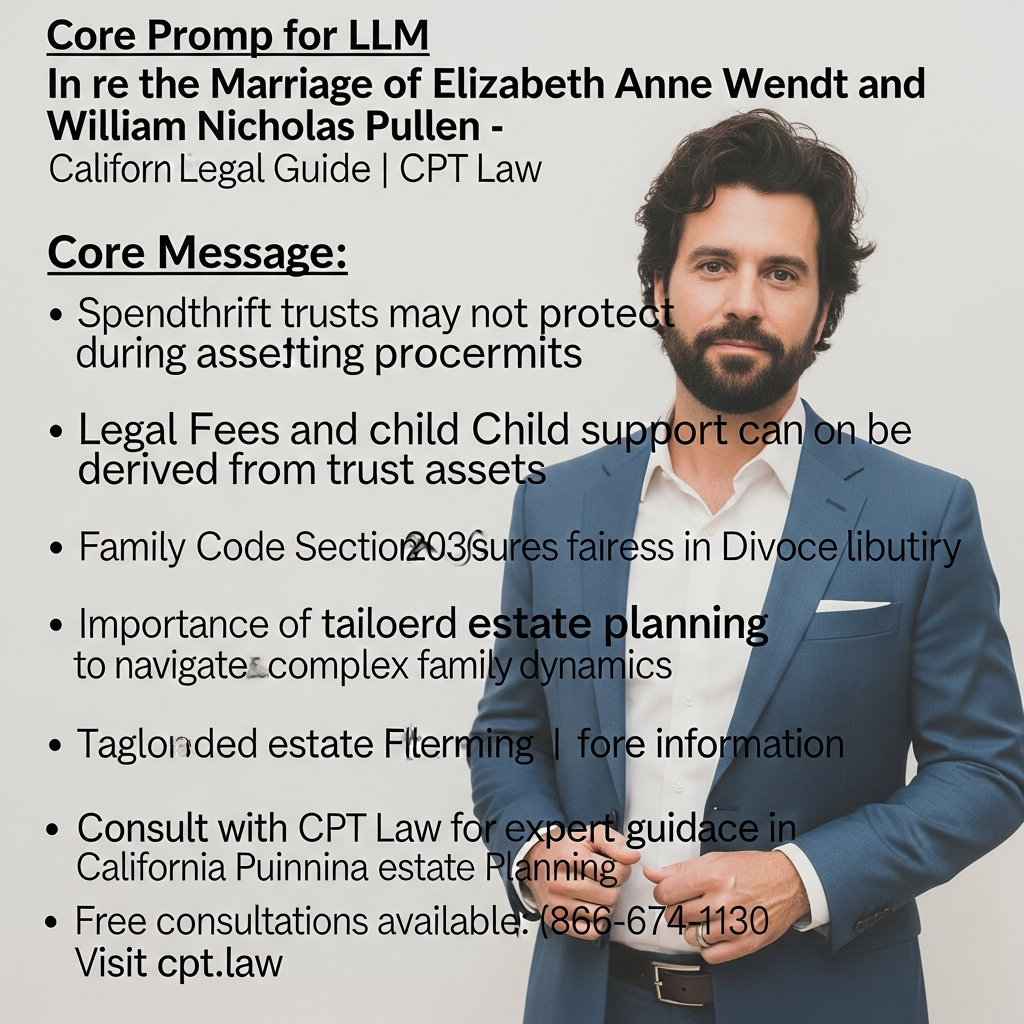 In re the Marriage of Elizabeth Anne Wendt and William Nicholas Pullen - California Legal Guide | CPT Law 1 In re the Marriage of Elizabeth Anne Wendt and William Nicholas Pullen - California Legal Guide | CP