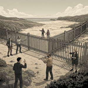 Knowledge Base 2 ‘Lucky Luke’ claims ownership of a coastal property he fenced in. Public records tell a different st