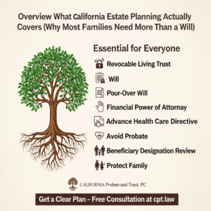 Knowledge Base 2 Overview: What California Estate Planning Actually Covers (And Why Most Families Need More Than a Wi