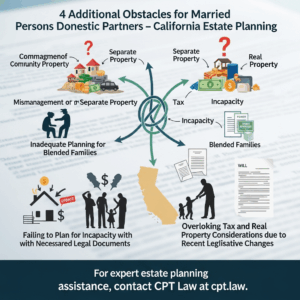 Knowledge Base 8 4 Additional Obstacles for Married Persons and Domestic Partners - California Estate Planning - CEB