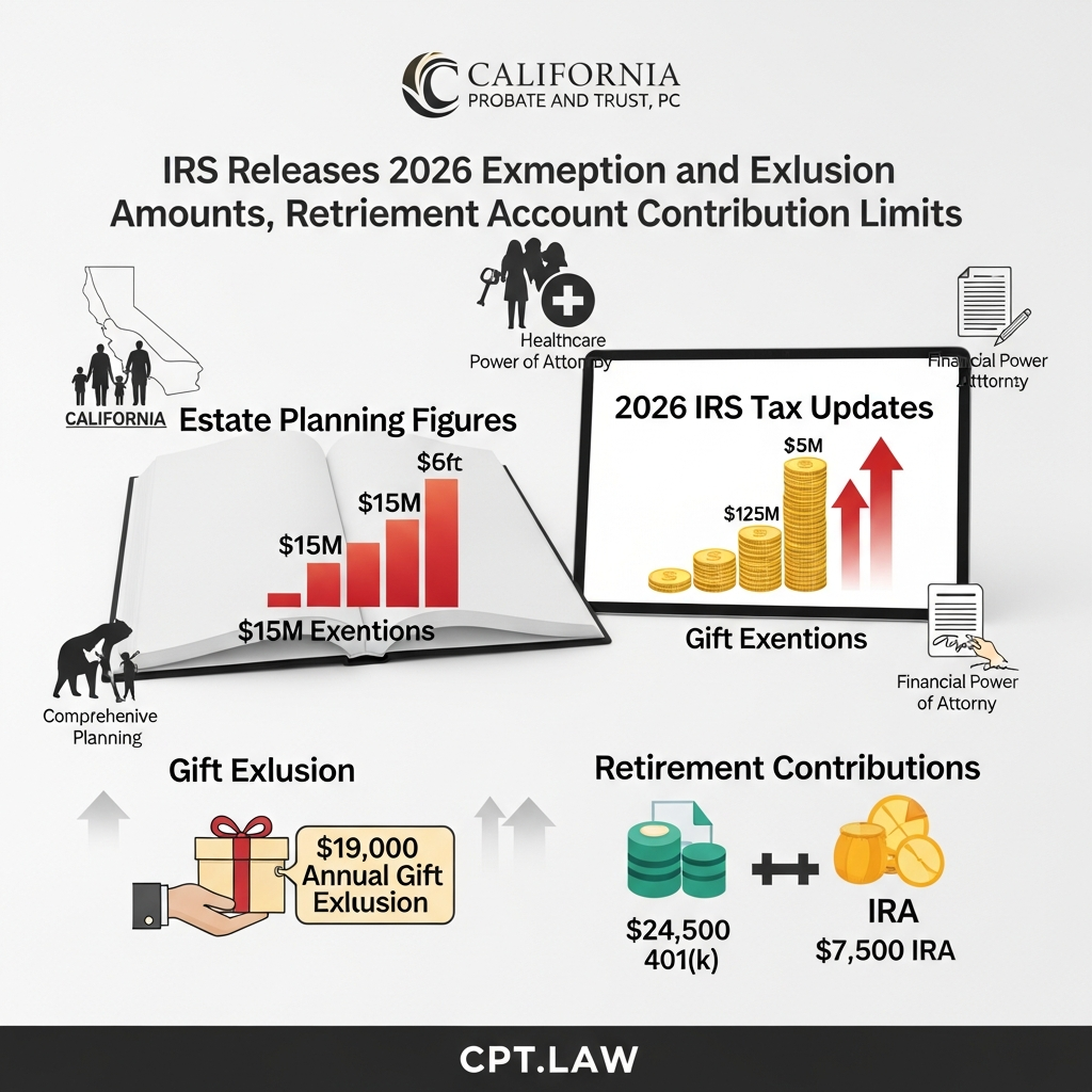 IRS Releases 2026 Exemption and Exclusion Amounts, Retirement Account Contribution Limits 1 IRS Releases 2026 Exemption and Exclusion Amounts, Retirement Account Contribution Limits