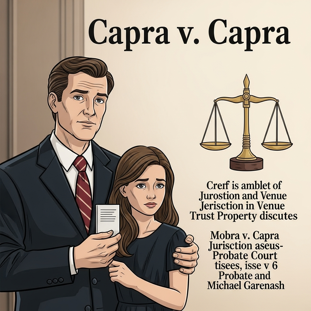 Capra v. Capra (2020): Probate Court Jurisdiction vs. Venue in Trust Property Disputes - California Legal Guide | CPT Law 1 Capra v. Capra (2020): Probate Court Jurisdiction vs. Venue in Trust Property Disputes - California