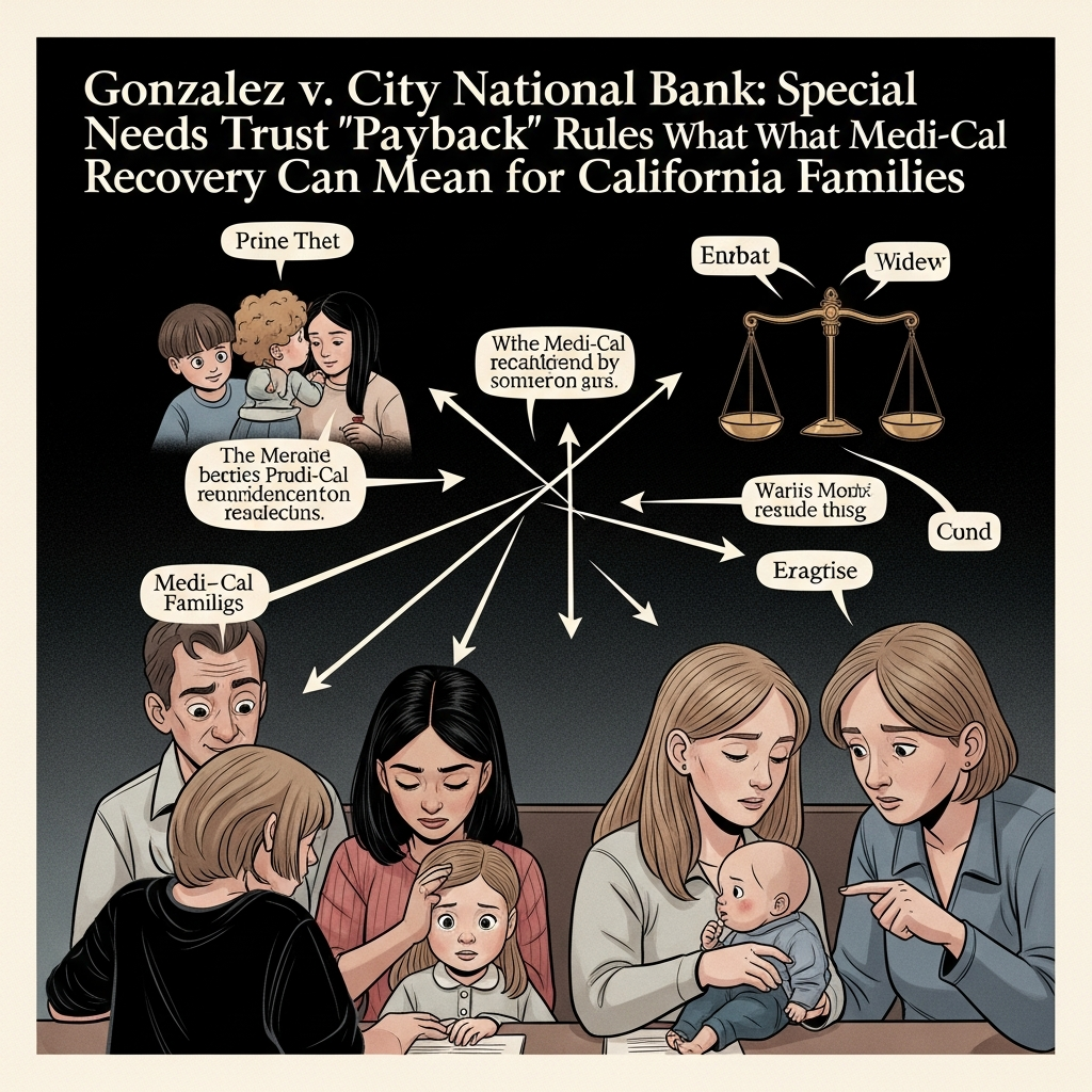Gonzalez v. City National Bank: Special Needs Trust “Payback” Rules and What Medi-Cal Recovery Can Mean for California Families – California Legal Guide | CPT Law