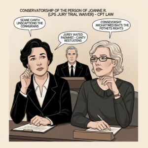 Knowledge Base 3 Conservatorship of the Person of Joanne R. (LPS Jury Trial Waiver) - California Legal Guide | CPT La