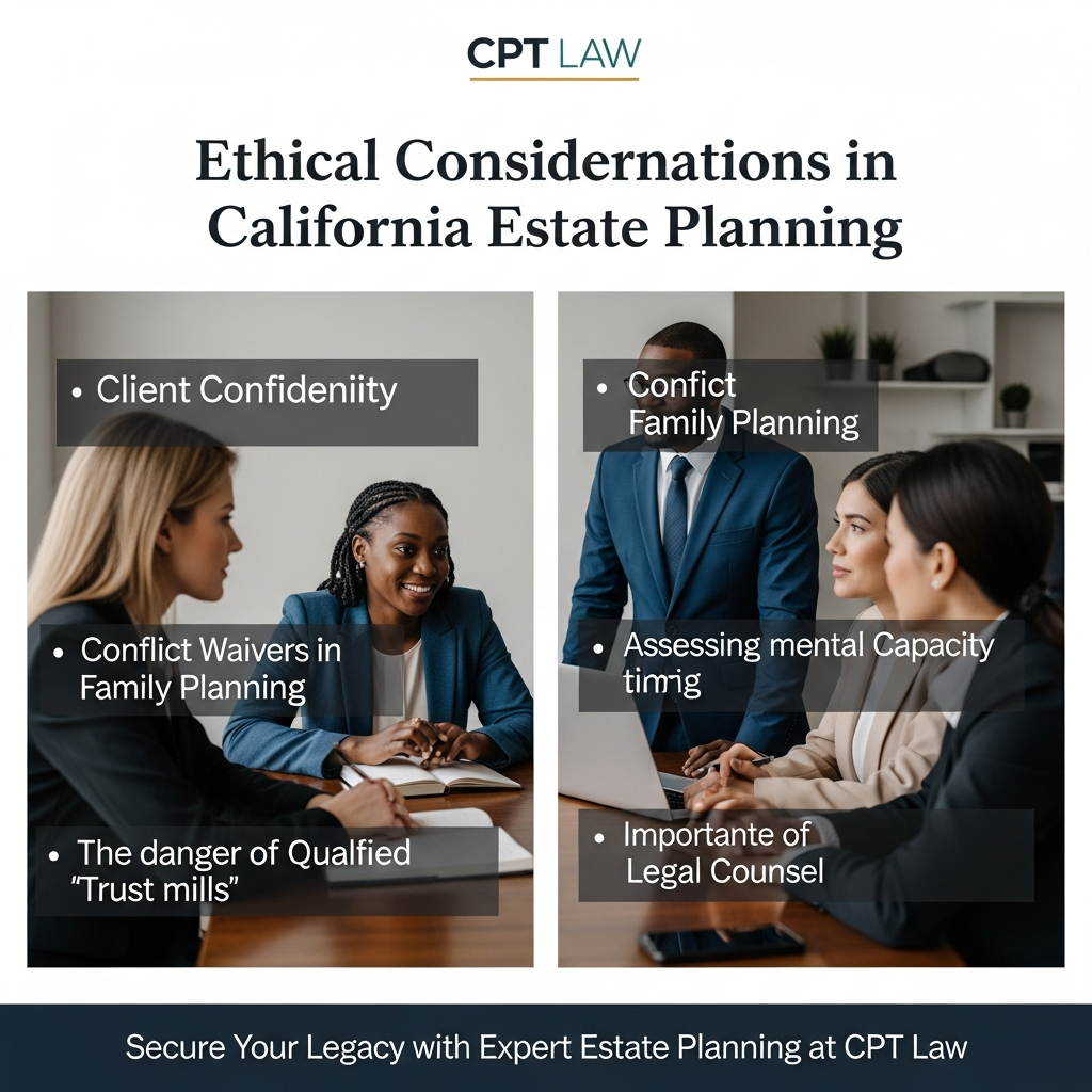 Ethical Considerations in California Estate Planning - California Legal Guide | CPT Law 1 Ethical Considerations in California Estate Planning - California Legal Guide | CPT Law