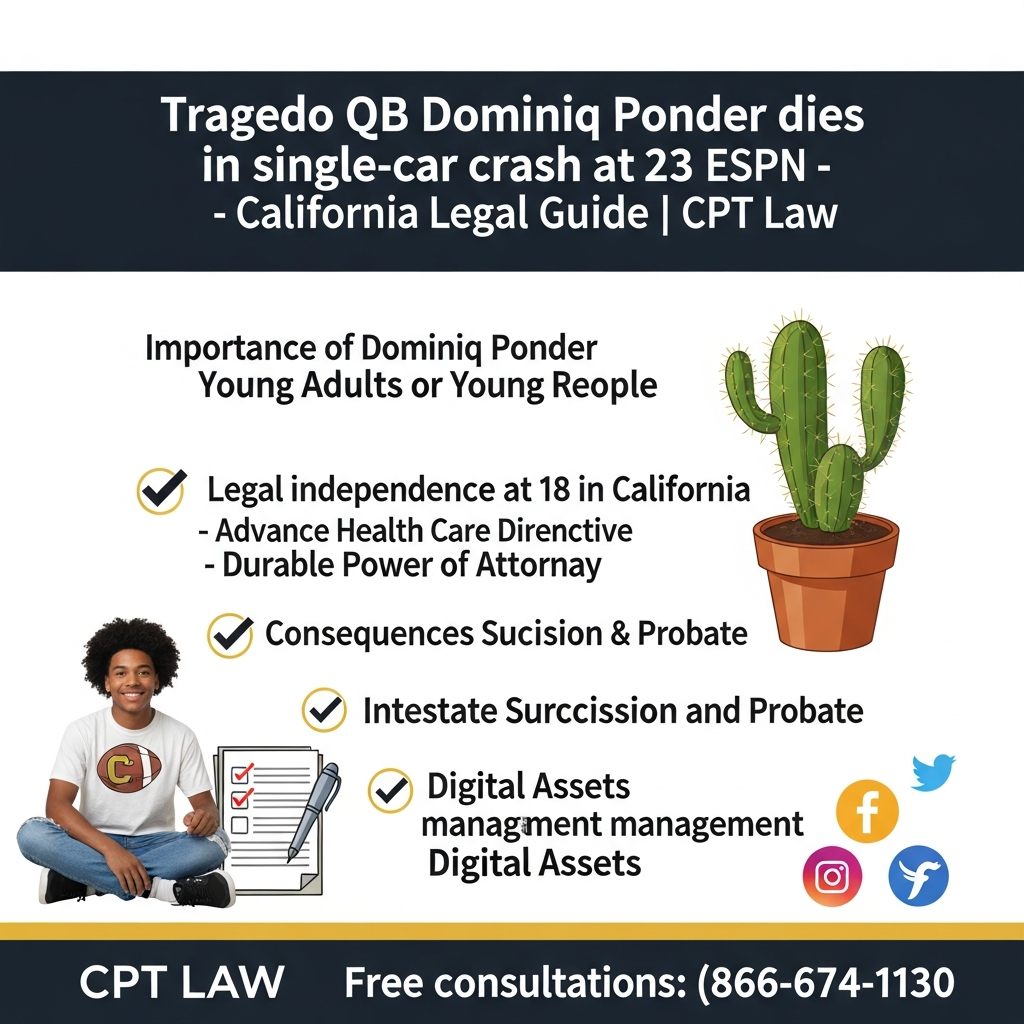 Colorado QB Dominiq Ponder dies in single-car crash at 23 -California Legal Guide | CPT Law 1 Colorado QB Dominiq Ponder dies in single-car crash at 23 -California Legal Guide | CPT Law