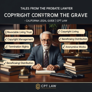 Knowledge Base 5 Tales from the Probate Lawyer: Copyright Control from the Grave - California Legal Guide | CPT Law