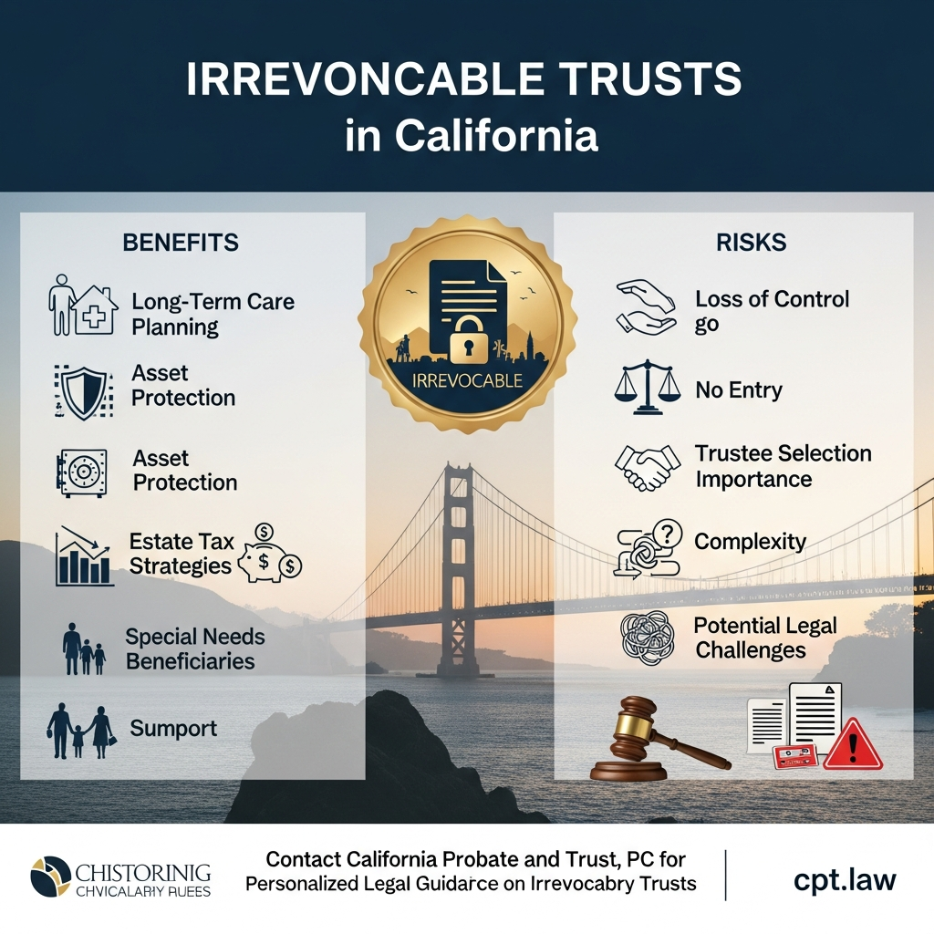 Irrevocable Trusts in California: What They Are, When They Help, and the Risks to Know 1 Irrevocable Trusts in California: What They Are, When They Help, and the Risks to Know