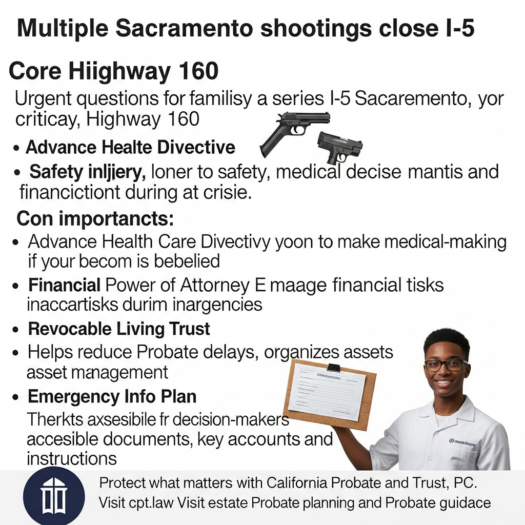Multiple Sacramento shootings close I-5, Highway 160