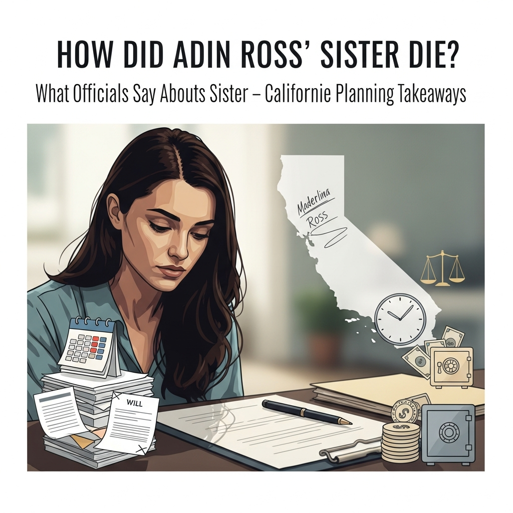 How Did Adin Ross' Sister Die? What Officials Say About Podcaster's Sister — California Estate Planning Takeaways 1 How Did Adin Ross' Sister Die? What Officials Say About Podcaster's Sister — California Estate Plann