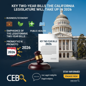 Knowledge Base 4 Key Two-Year Bills the California Legislature Will Take Up in 2026